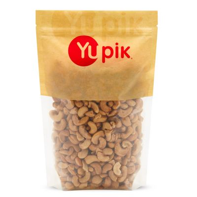Yupik Roasted Salted Jumbo Cashews, 2.2 lb, Gluten-Free, Kosher, Vegan, Large Crunchy Nuts, Lightly Seasoned with Salt, Source of Protein &amp; Iron, Savory Snacks