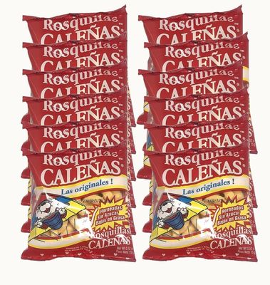 Generic Rosquillas Caleas 15g PACK of 12 - Traditional Cheese Snacks - Imported from Colombian