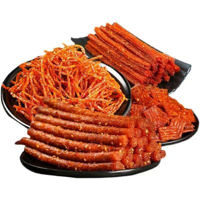 GCYYSIQS Latiao Spicy Strips 4 Packs,Nostalgia spicy sticks combination Present bag,delicious snack snacks,Sweet and spicy Chinese snacks,è¾£æÂ¡å¤§ç¤¼åŒ…,101g3.5 Ounces per Pack