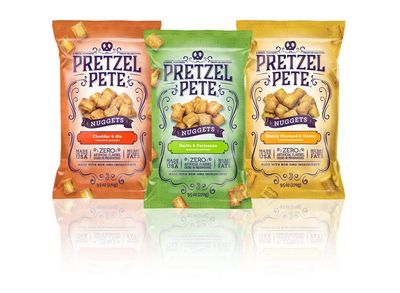Pretzel Pete Variety (Cheddar &amp; Ale, Garlic &amp; Parmesan, Honey Mustard &amp; Onion) Seasoned Pretzel Nuggets, Non-GMO, Small Batch, Bold Flavor 9.5oz (3 Pack)