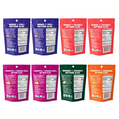 Mavuno Harvest Organic Fruit Snacks - Chewy Fruit Bites - Fiber-Rich &amp; Healthy Food for Kids &amp; Adults - Ethically Sourced, Non-GMO, No Preservatives - Variety Pack - 1.94-oz. Snack Packs, Pack of 8