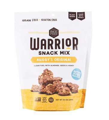 BeeFree Warrior Mix Granola | Gluten Free, Grain Free, &amp; Paleo, Auggy&#39;s Original Mix, 9 Ounce Bag