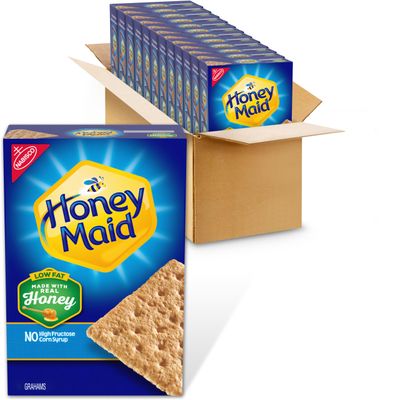 Honey Maid Low Fat Graham Crackers, 12 - 14.4 oz Boxes