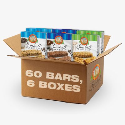 Sunbelt Bakery Fan Favorite Pack, 3 Flavor Chewy Granola Bar Variety Pack, 60 Piece Assortment
