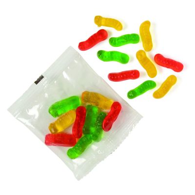 Spring Wriggly Worms Gummy Fun Packs for Spring - Edibles - Soft &amp; Chewy Candy - Individually Wrapped - (10 pcspack, 18 packsunit) fat-free, Total Weight 14 oz.