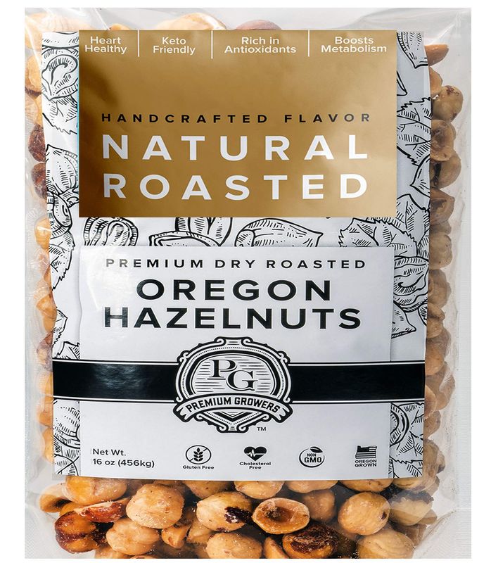 Oregon Farm To Table Hazelnuts from Premium Growers - Dry Roasted - Natural Roasted - Kosher Certified - 1 LB bag