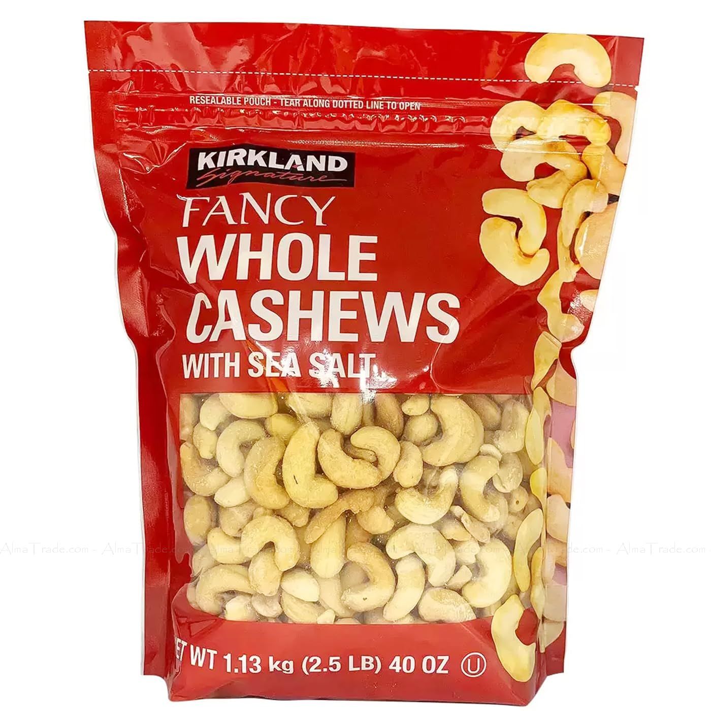 KIRKLAND SIGNATURE ORGANIC CASHEWS 1.13KG