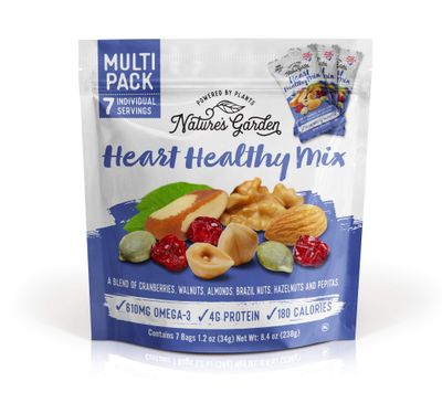 Nature&#39;s Garden Heart Healthy Mix Single Serve - 8.4 Ounce (1.2 Ounce x 7 count)