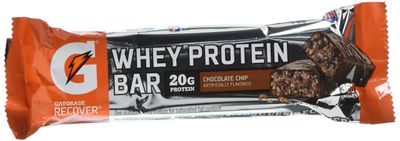 Gatorade Whey Protein Recover Bars, Chocolate Chip, 2.8 Ounce (6 Count)