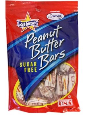 Atkinson Peanut Butter Bars Sugar Free 1lb
