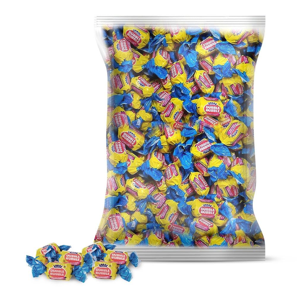 Wrapped Bubble Gum 1.5 lbs | Delicious Original Flavor | Bulk Candy for Snacks, Parties, and More