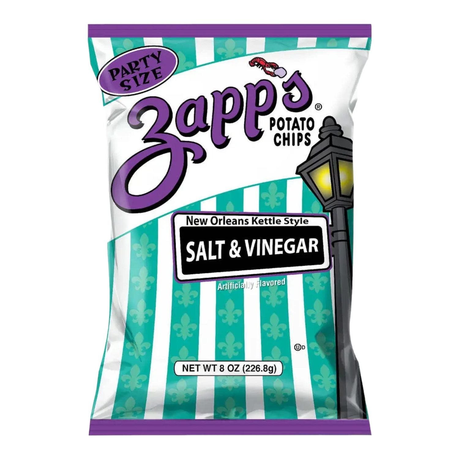 8 oz Zapps Salt &amp; Vinegar Kettle Chip (1pk)