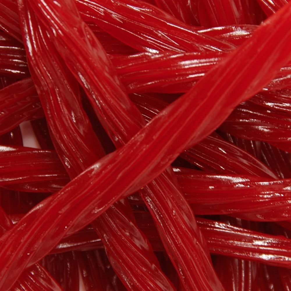 Kenny's Jumbo Red Cherry Licorice Twists, 1 Pound