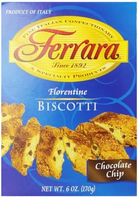 Ferrara Florentine Chocolate Chip Biscottti, 6 Ounce