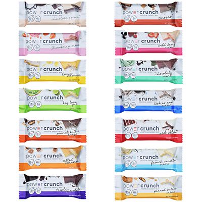 Power Crunch Original Protein Bars, Variety Pack All 14 Delicious Flavors, High Protein Energy Snack 1.4-Ounce Bars (Pack of 14),