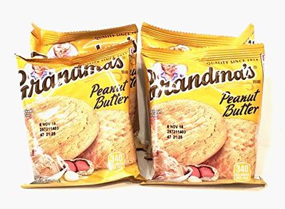 Grandma&#39;s Cookies Peanut Butter Flavored 4 Packs (8 Cookies)