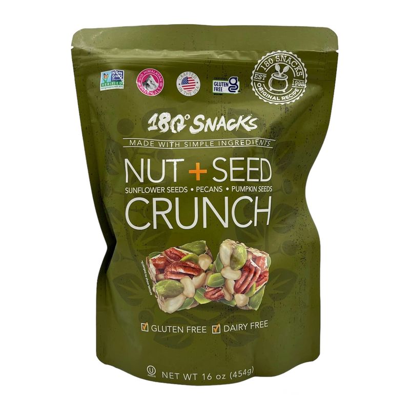 180 Snacks Nut  Seed Crunch, Sunflower Seeds, Pecans, Pumpkin Seeds 16 Oz Bag
