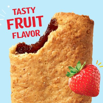 Nutri-Grain Soft Baked Breakfast Bars, Kids Snacks, Cereal Bars, Value Pack, Strawberry, 20.8oz Box (16 Bars)