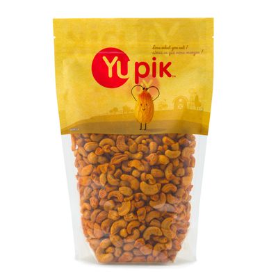 Yupik BBQ Cashews, 2.2 lb, Kosher, Vegan, Roasted Salted Nuts, Seasoned Nuts with Spices, Unique Smoky Flavor, Source of Protein &amp; Iron, Crunchy, Savory Snacks