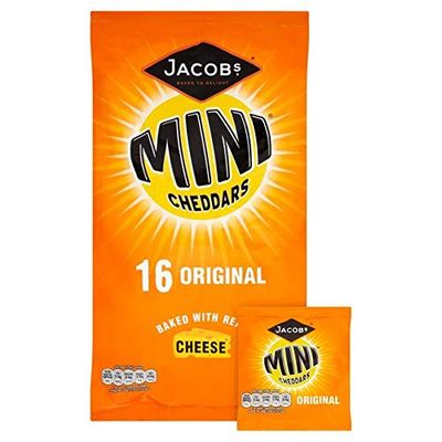 Jacob&#39;s Mini Cheddars 25g x - 16 per pack