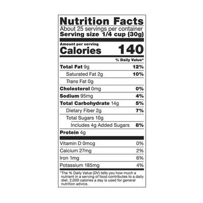 Southern Grove Mountain Nut Trail Mix With Peanuts, Raisins, Chocolate Cocoa Gem Candy, Almonds, Cashew 26 oz Bag - NO Artificial Colors, Flavors and High Corn Fructose Syrup