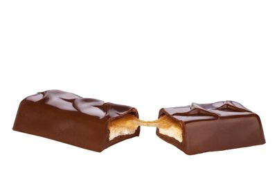 Vegan, Gluten Free, Nut Free | Chocolate Candy Nougat and Caramel Bars (4 Pack) | Dairy Free, Soy Free, Sesame Free | Allergy Friendly Snacks | No Whey Foods