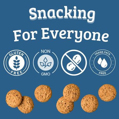 MI-DEL Gluten Free Ginger Snaps - Crunchy Ginger Cookies with Real Ginger - Old Fashioned Swedish Ginger Snaps - Non-GMO Certified, 0g Trans Fat, Healthy Cookies - 8oz