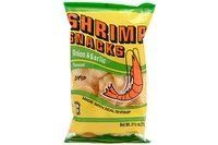 Shrimp Snacks (Onion &amp; Garlic Flavor) - 2.5oz Pack of 3