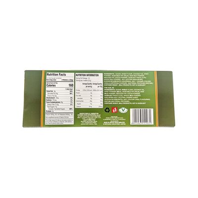 Britannia Hazelnut Flavoured Premium Cream Wafers 6.17oz (175g) - Breakfast & Tea Time Snacks - Crunchy, Healthy and Delicious (Pack of 4)