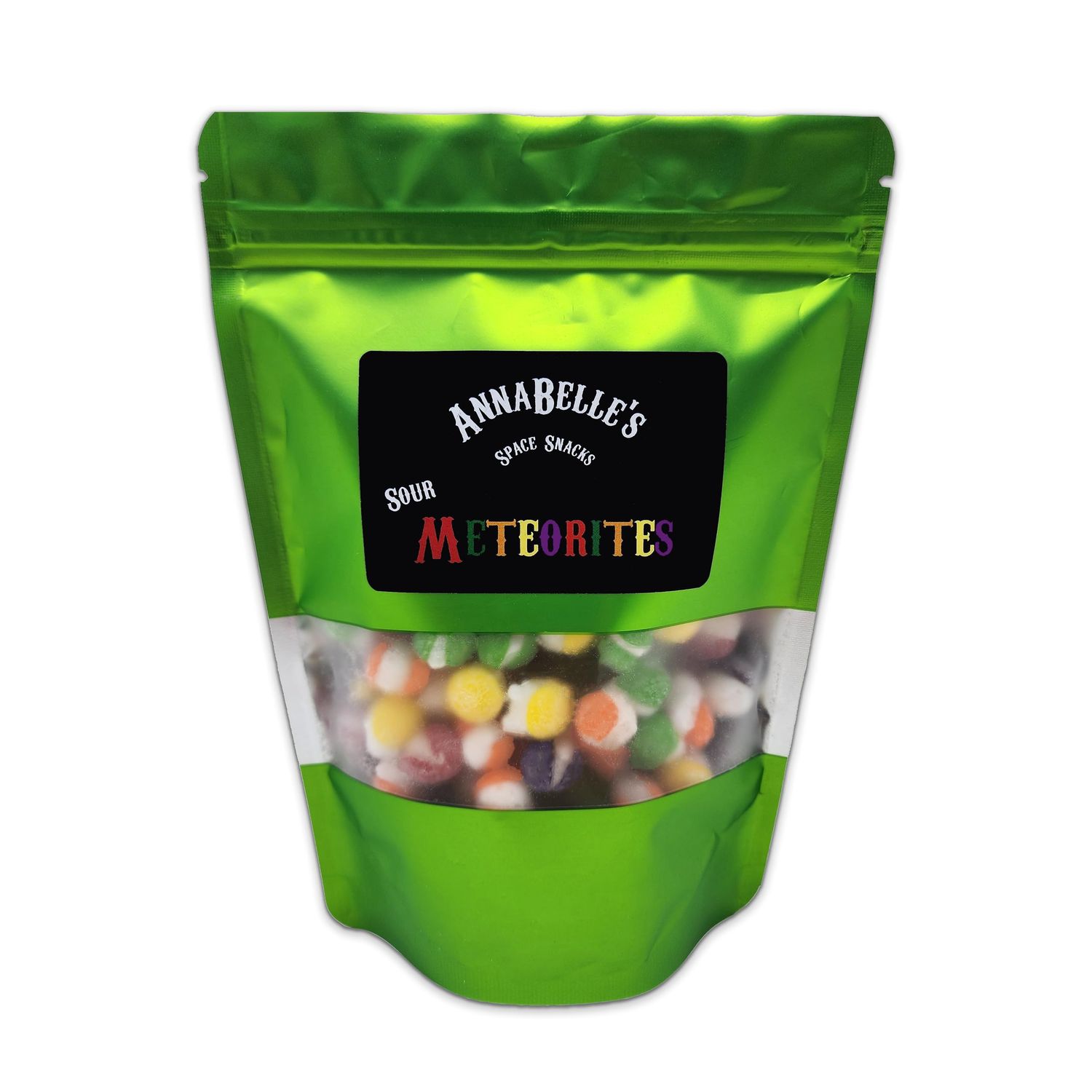 Anna Belle&#39;s Space Snacks Original Sour Meteorites Freeze Dried Candy 5oz bag