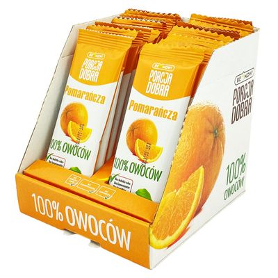 Be Now Healthy Fruit Bars - Apple &amp; Orange (Pack of 24) 100% Fruit Snacks for Kids and Adults - Sugar Free Snacks, Vegan, Non-GMO, Gluten-Free Snacks, Fruit Snacks.