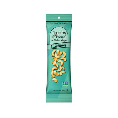 Trophy Farms All Natural Cashews 12pk