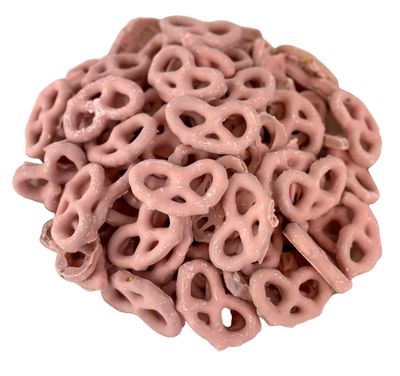 Cozy Confections Strawberry Yogurt Covered Pretzels, 1 Pound
