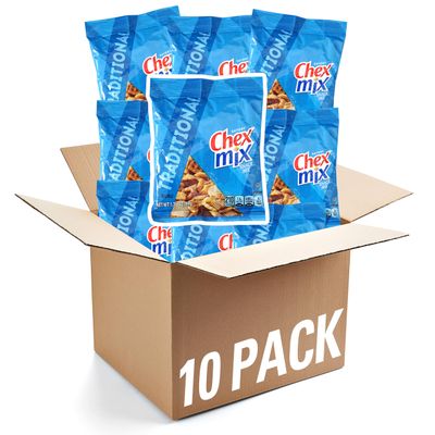 Snack Mix Traditional 1.75oz Bags (10 Pack), Snack Packs, The Hampton Candy Company