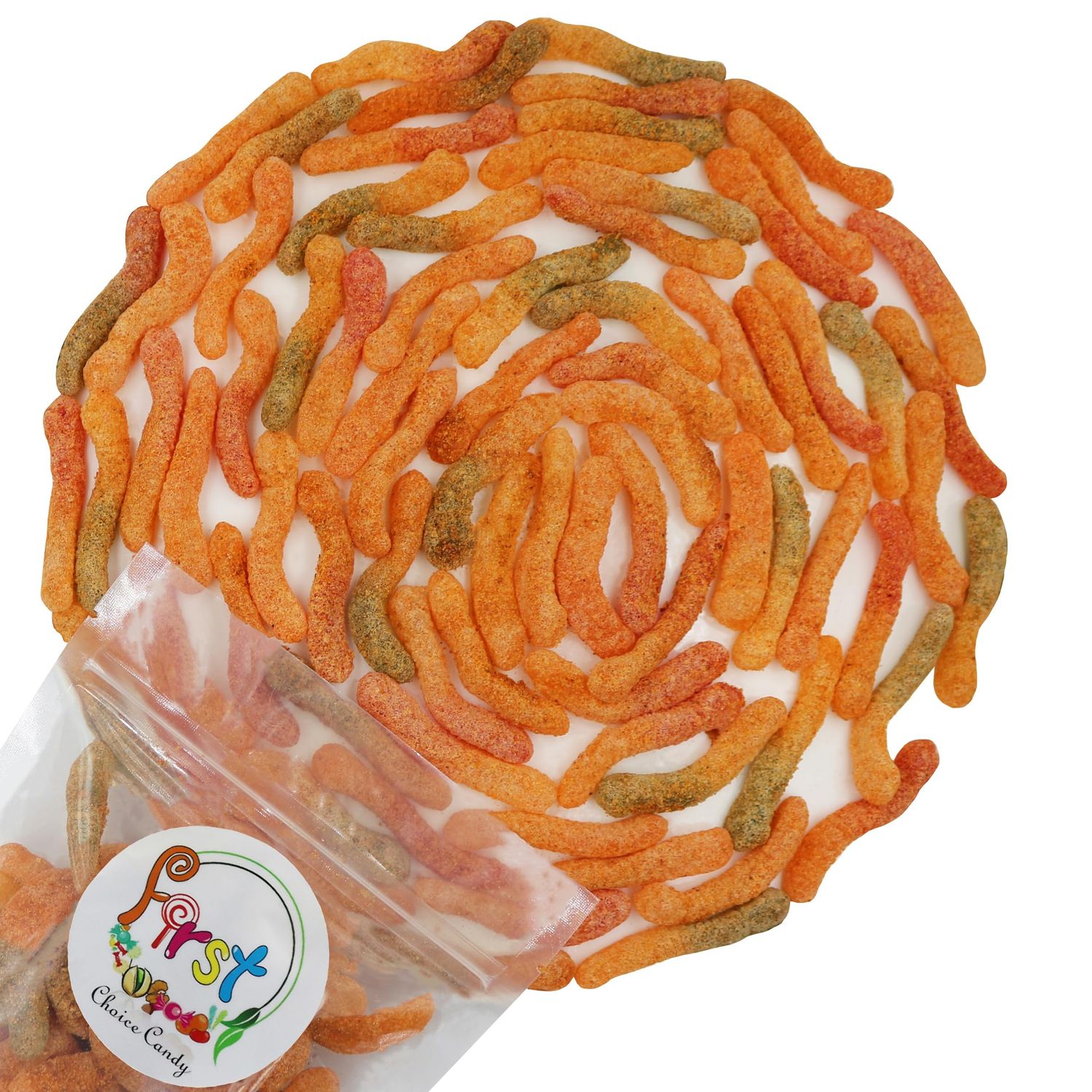 FirstChoiceCandy Chili Chamoy Spicy Gummy Worms (1 Pound)