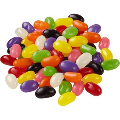 Jelly Beans 275g (9.7oz) Bulk Candy Pack- Contains Approximately 100 Pieces - Assorted Flavours - Chewy Variety Candies by Lecsa Specialty Snacks