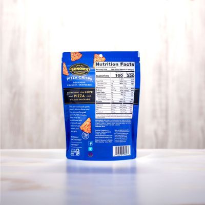 Sonoma Creamery Pizza Crisps, Tomato Basil, 2 Oz (12 Count) | Savory Snack Cracker | High Protein | Low Carb | Gluten Free | Wheat Free |Keto Friendly