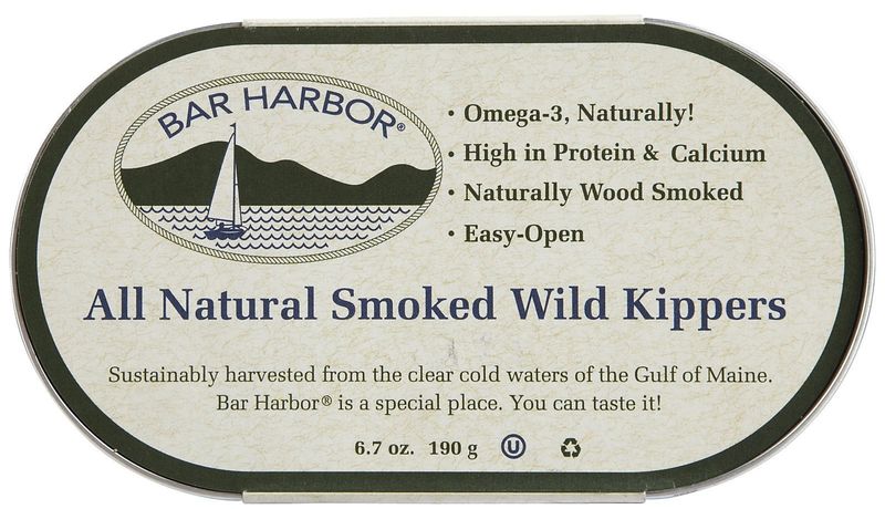 Bar Harbor All Natural Smoked Wild Kippers, Cans, 6.7 oz
