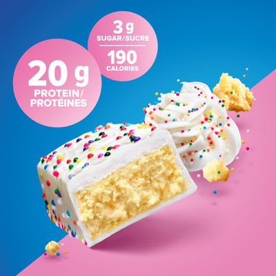 Pure Protein Gluten Free Snack Bars, Birthday Cake Flavor, 10.56 Ounce, 1.8 Ounce Bars, 6 Count