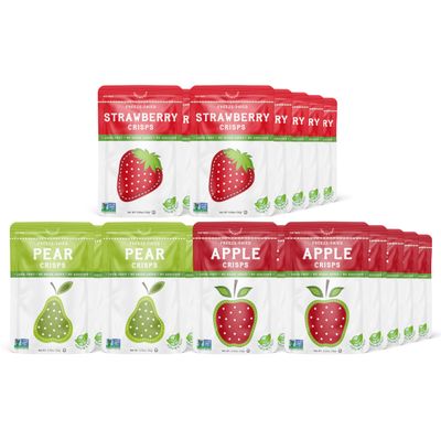 Natures Turn Freeze-Dried Fruit Snacks, Snack Size Variety, Pack of 30 (0.35 oz Each)