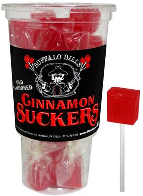 Buffalo Bills Old Fashioned Cinnamon Suckers (18 individually wrapped cinnamon lollipops per cup)