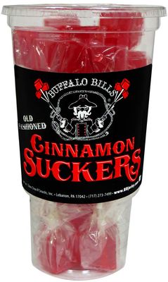 Buffalo Bills Old Fashioned Cinnamon Suckers (18 individually wrapped cinnamon lollipops per cup)