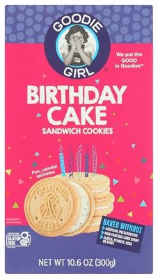 GOODIE GIRL Cookie Crme Birthday Cake, 10.6 OZ