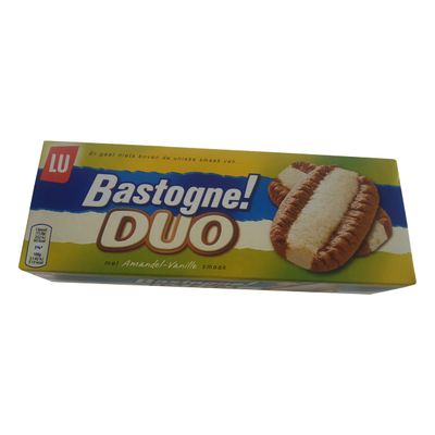 LU Cookies | LU Biscuits | Crunchy Biscuit with Candy Powder - Almond &amp; Vanilla Flavor | LU Bastogne | 9.17 Ounce Total Weight