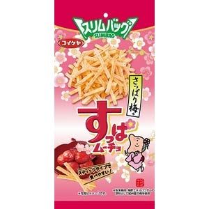 Slim Bag Stick Potato Snacks Suppamucho Refreshing Plum Taste 1.4oz 3pcs Japanese koikeya Ninjapo
