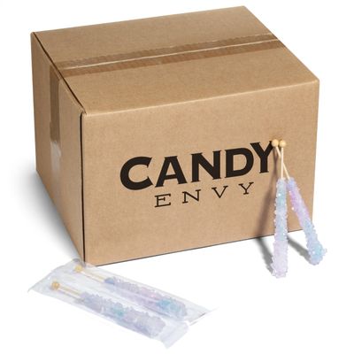 Candy Envy - Tutti Frutti Rock Candy Sugar Sticks - Tutti Frutti Flavored - 144 Indiv. Wrapped