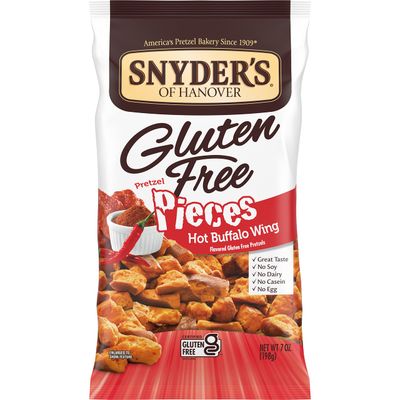 Snyder&#39;s of Hanover Gluten Free Pretzel Pieces, Hot Buffalo Wing, 7 Oz