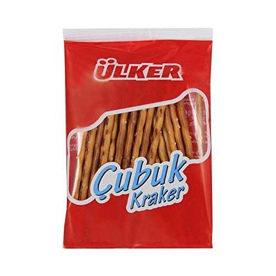 Ulker Stick Cracker - 1.1 oz Ulker Cubuk Kraker 30 Gr Pack of 36 - Salted Crunchy Biscuit Snacks