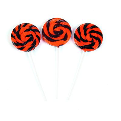 HALLOWEEN SWIRL SUCKERS - Edibles - 12 Pieces