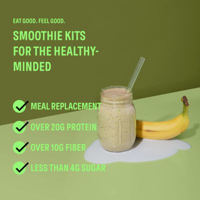 JOVA Pistachio Meal Replacement Smoothie Kit | Healthy, Delicious & Ready in 2 Minutes | 21g Protein, 10g Fiber (Gluten-Free, Non-GMO, High Fiber, No Added Sugar, USA Made), Pistachio 3-Pack